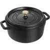 Zwilling Staub Cocotte en Fonte, Ronde, ø 22 cm, 2,6 l, Noir Mat (40509-305-0)