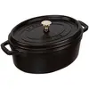 STAUB 405093150 - Cocotte ovale - Ø 29 - Noir mat