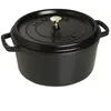 STAUB Cocotte ronde noir diam 28