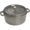 STAUB Cocotte Ronde - 28 cm - Gris Graphite - 405093140