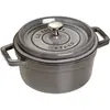 Cocotte ronde STAUB Ø20 gris graphite