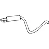WALKER Silencieux central pour SAAB: 9-3, 900 (Ref: 18852)
