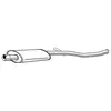 Silencieux central, universel, centre WALKER, par ex. pour Peugeot