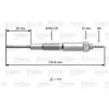 VALEO Bougie de préchauffage pour MAZDA: 5, 6, Premacy, 323, 626, MPV (Ref: 345173)