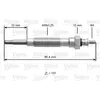 Bougie de préchauffage, 12 V VALEO, par ex. pour Hyundai, Mitsubishi, KIA
