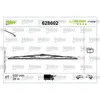 Balai d'essuie-glace VALEO Optiblade 628602, 600mm, Avant, 1 Pièce