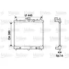 Radiateur, refroidissement moteur VALEO 734247