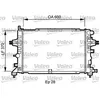 Radiateur, refroidissement moteur VALEO 734432