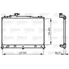 Radiateur, refroidissement moteur VALEO 735577
