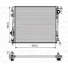 Radiateur moteur Nissan qashqai II - VALEO - 735625