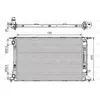 Radiateur de moteur - VALEO - 735471 - RAD MOT AUDI A4, A5, A6, Q3, Q5