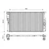Radiateur, refroidissement du moteur 735451 Valeo 735451