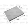 VALEO Filtre d'habitacle pour HYUNDAI: i30 & KIA: Ceed (Ref: 715638)