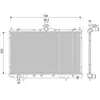Radiateur, refroidissement moteur VALEO 701239