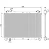 Radiateur, refroidissement du moteur 701243 Valeo 701243