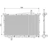 Radiateur, refroidissement moteur VALEO 701241