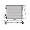 Radiateur, refroidissement moteur VALEO 701641