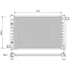 Radiateur, refroidissement moteur VALEO 701195