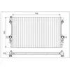 Radiateur, refroidissement moteur VALEO 701126