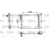 Radiateur refroidissement moteur VALEO 816715 - Réf. 816715