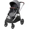 Maxi-Cosi Poussette 2 En 1 Zelia 3 Luxe, Nacelle Intégrée, 4 Roues, Twillic Grey