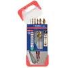 Coffret 6 forets métaux HSS - Ø 2- 3- 4- 5- 6- 8 mm - Tivoly