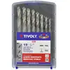 Tivoly Coffret de 19 forets HSS Pro - pour acier et fonte TIVOLY