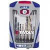 Tivoly - Coffret ranger 24 pièces -Mixtes Perçage Métal / Béton / Bois + Vissage
