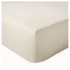 Tradilinge Drap Housse coton bonnet 23 cm fabriqué en France (90x190 cm - Ecru)
