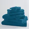 TRADILINGE Drap de bain uni et coloré coton turquoise 150x100