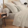 Drap housse satin Tiago Noir TRADILINGE , sable-160 x 200 cm-