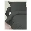 Tradilinge Housse de Couette Unie en 100 % Coton (240x220 cm - Gris anthracite)
