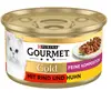 Purina Gourmet Gold Alliance Raffinée 12 x 85 g pour chat - boeuf, poulet