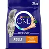 Croquettes chat adulte PURINA ONE - Poulet et Céréales complètes - 3kg