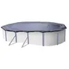 trigano Bâche d'hivernage pour piscine ovale de 6,10 x 3,65 m à 6,50 x 4,10 m