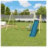 Balançoire avec toboggan et nacelle - Techwood Harmonie AMILY - Aléo b...