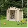 Trigano - Abri de jardin - bois brut - 6 m²