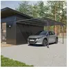 Carport adossé aluminium Trigano - Mistral Wall - 15 m²