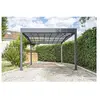 trigano Carport - Libeccio - Aluminium - Anthracite - 15.65m2