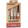 Coffret de 3 couteaux et un éplucheur Nogent 3 Etoiles 00098v