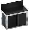 Meuble de Cuisine pour Plancha 120 x 60 cm Félix en Inox ENO  Métal
