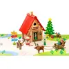 Jeu De Construction Le Chalet De Noël - 90 Pièces Jeujura - La Boite