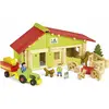 JEUJURA - Ferme en bois avec Tracteur et Animaux - 140 pcs