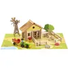 Ma ferme en bois - Jeu de construction - JEUJURA - 145 pièces