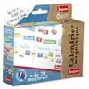 JEUJURA Magnets pour tableau Calendrier - Coffret De 80 Caracteres