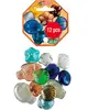 Lot de 12 galets assortis Kim'Play Bleu 17x7x8 cm A1205315
