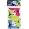 Pistolets à eau KIM'PLAY - 12 cm - Lot de 4 - Jouet d'eau pour extérieur