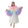 Set Deguisement Cape Licorne Et Accessoires Pour Enfant