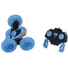 TEAM City Voiture Cascadeuse Et Lumineuse Bleu Radiocommandee 1:24