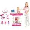 La Grande Récré Thaïs - Poupée Cabinet Medical 29 Cm Avec Accessoires